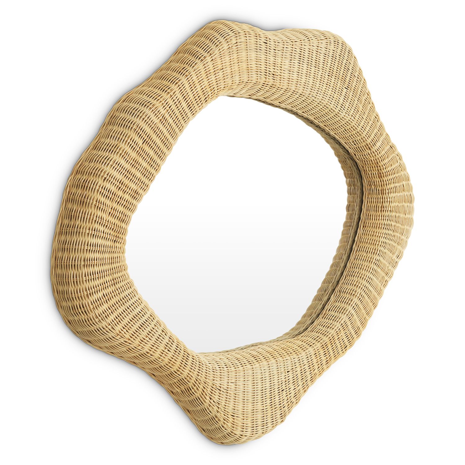 Mirror Bilbao natural rattan