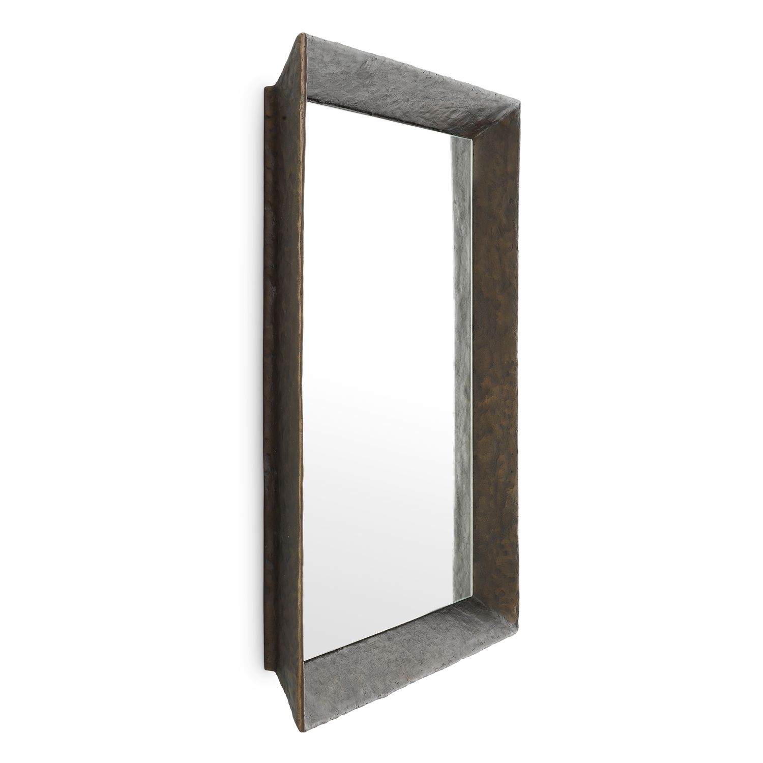Mirror Othello square bronze finish