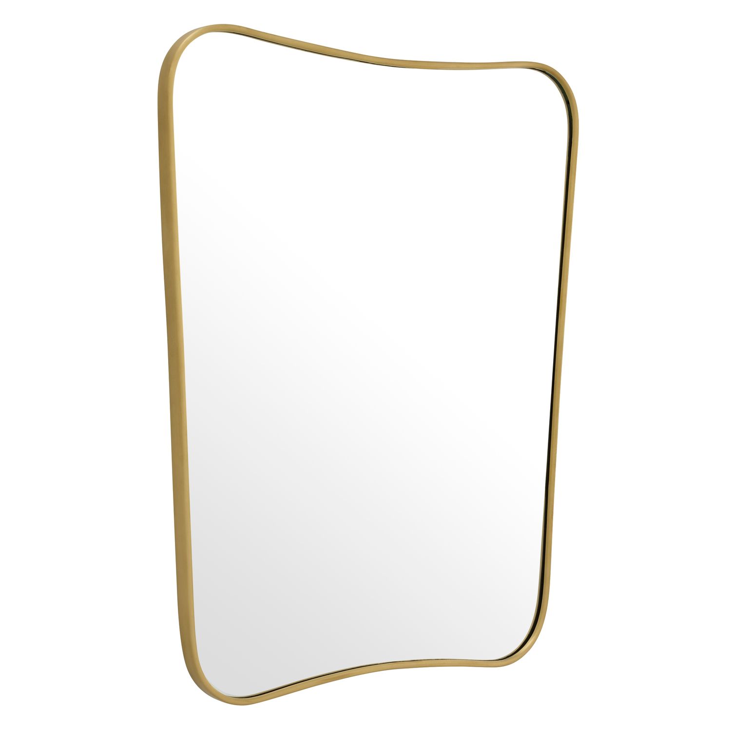 Mirror Vivienne S brushed brass finish
