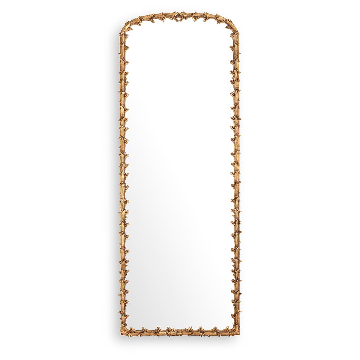 Mirror Guinevere L antique gold finish