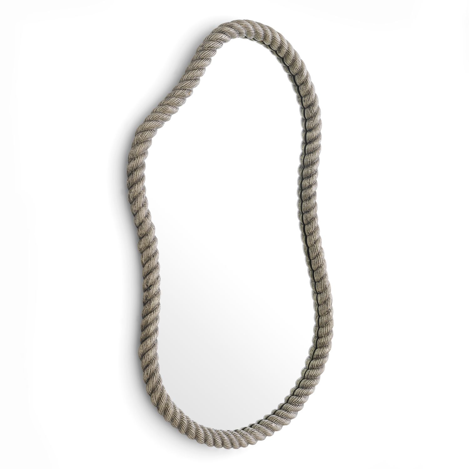 Mirror Elvington L antique nickel finish