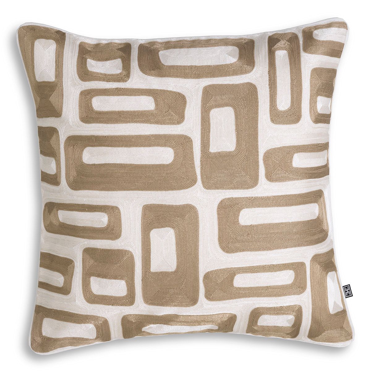 Cushion Cerva beige white