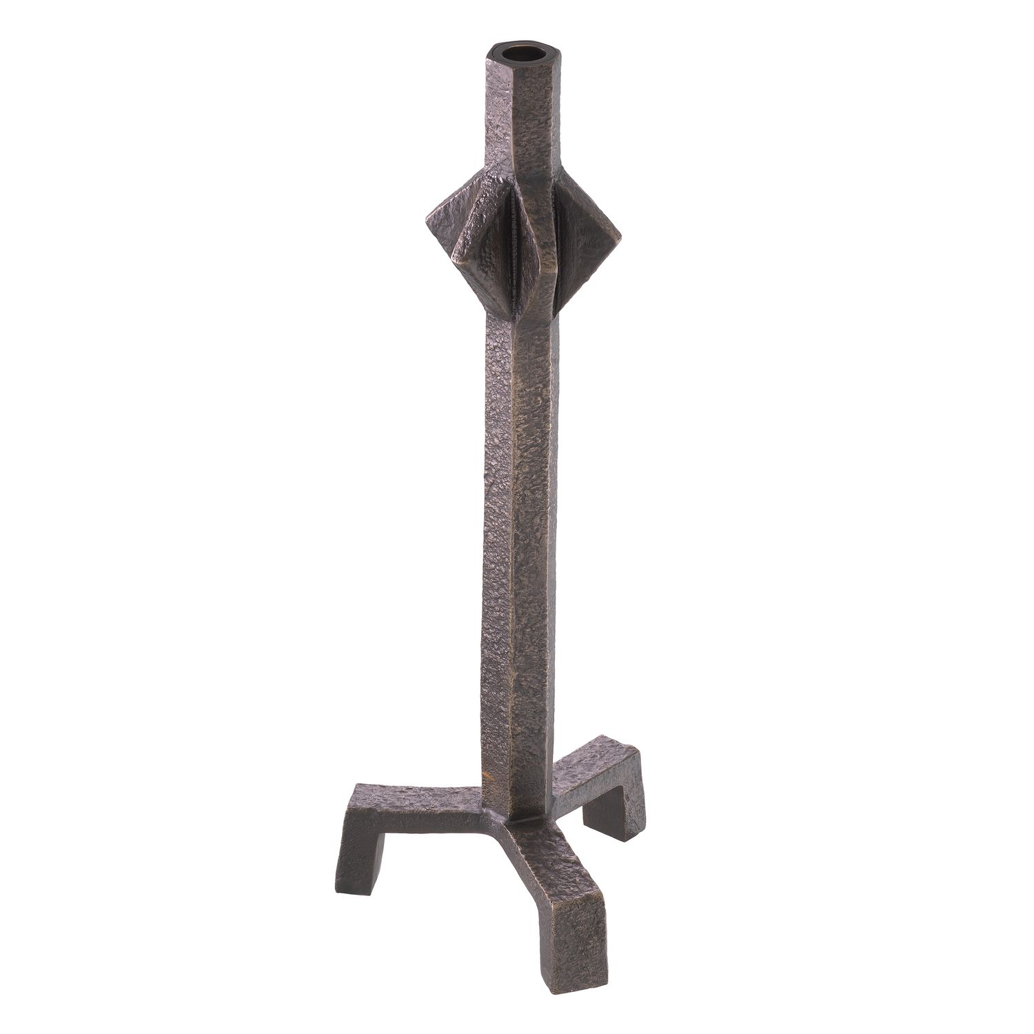 Candle Holder Conti L bronze finish