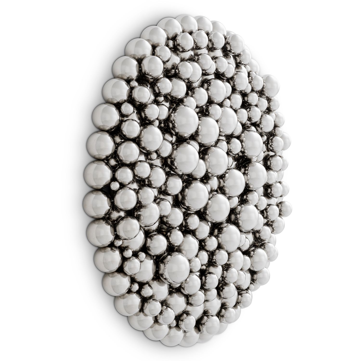 Wall Object Silvershore polished steel