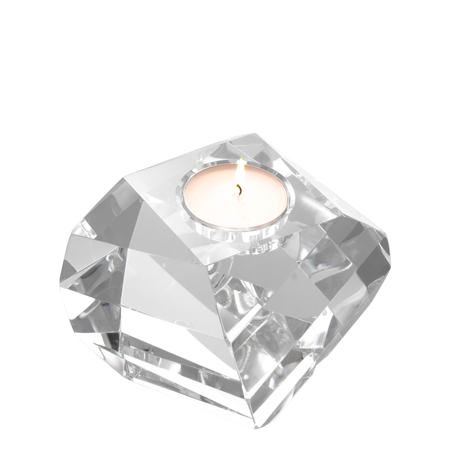 Tealight Holder Lucidity crystal glass