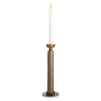 Candle Holder Le Dôme vintage brass finish