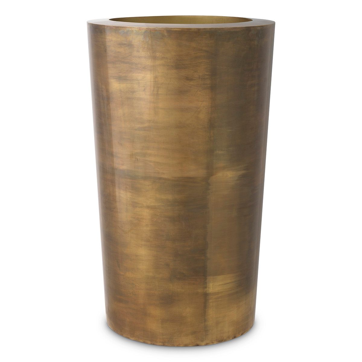 Planter Maddox vintage brass finish