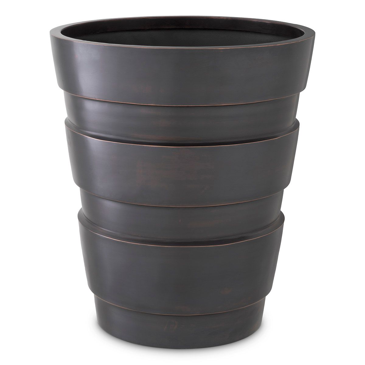 Planter Apex antique bronze finish