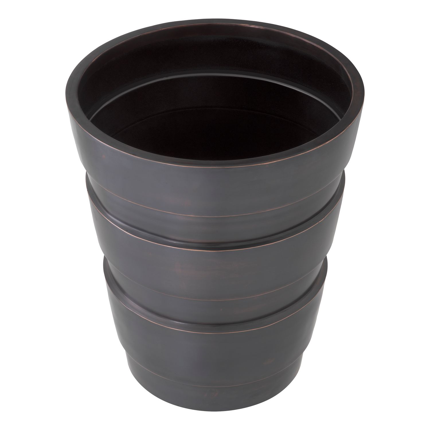 Planter Apex antique bronze finish