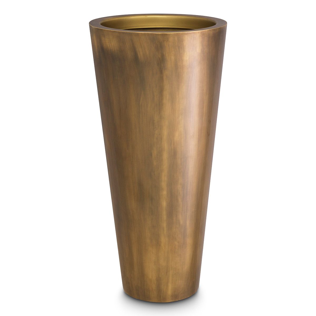 Planter Oberoi vintage brass finish