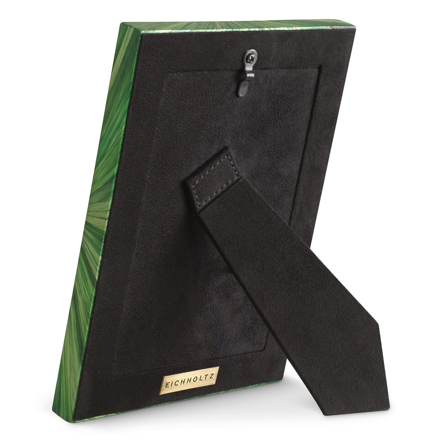 Picture Frame Harvard S straw marquetry green