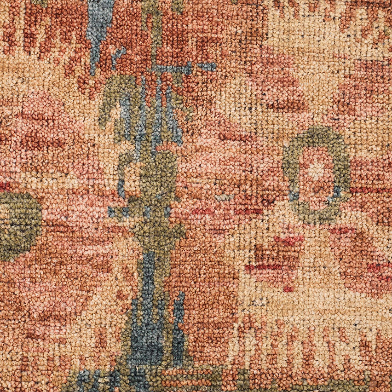 Rug Marlton brown orange 200 x 300 cm
