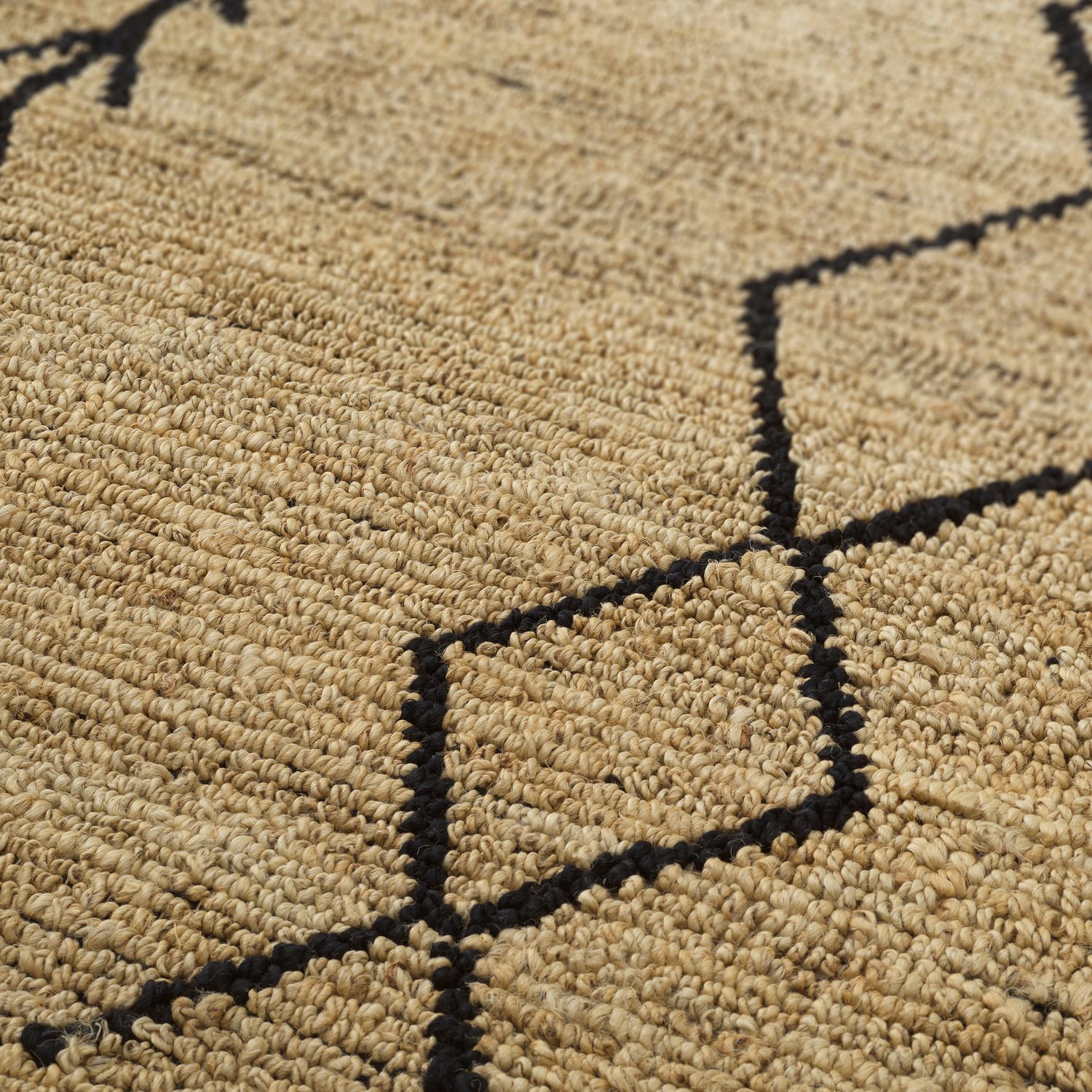 Rug Thornfield beige black 200 x 300 cm