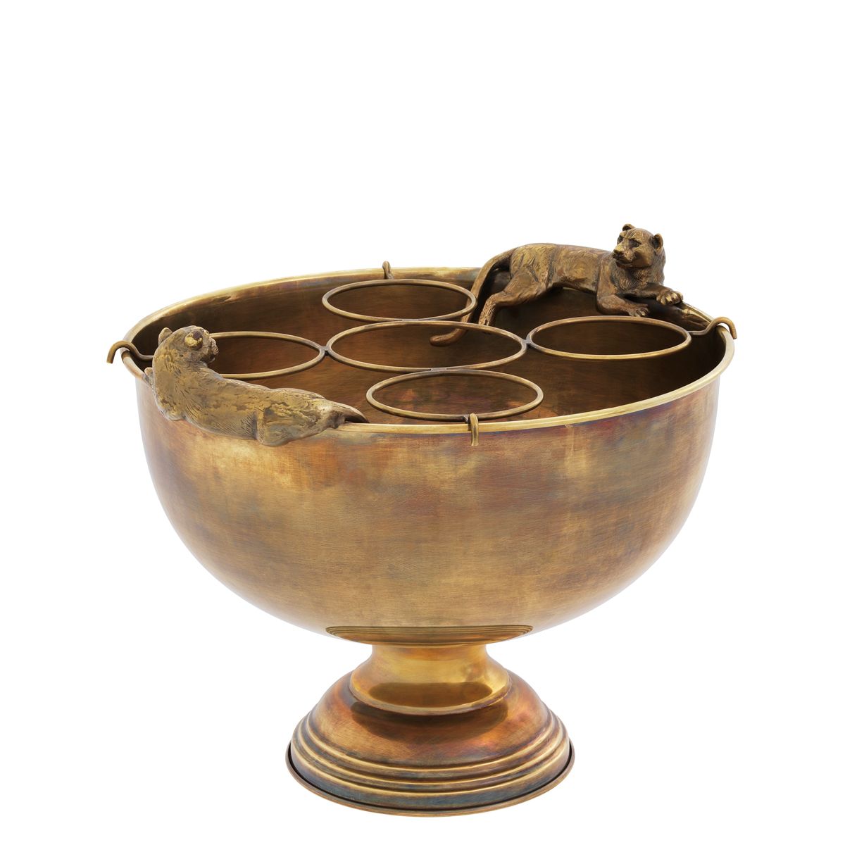 Champagne Cooler Jordan vintage brass finish