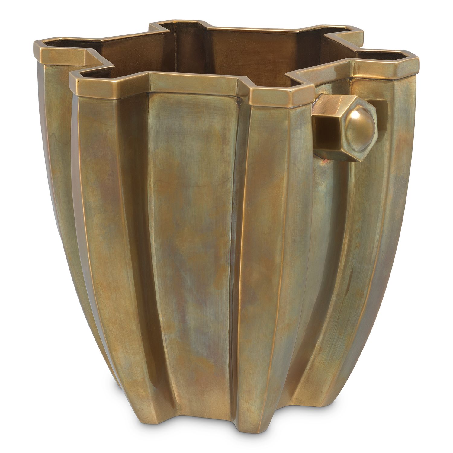 Wine Cooler Napoli vintage brass finish