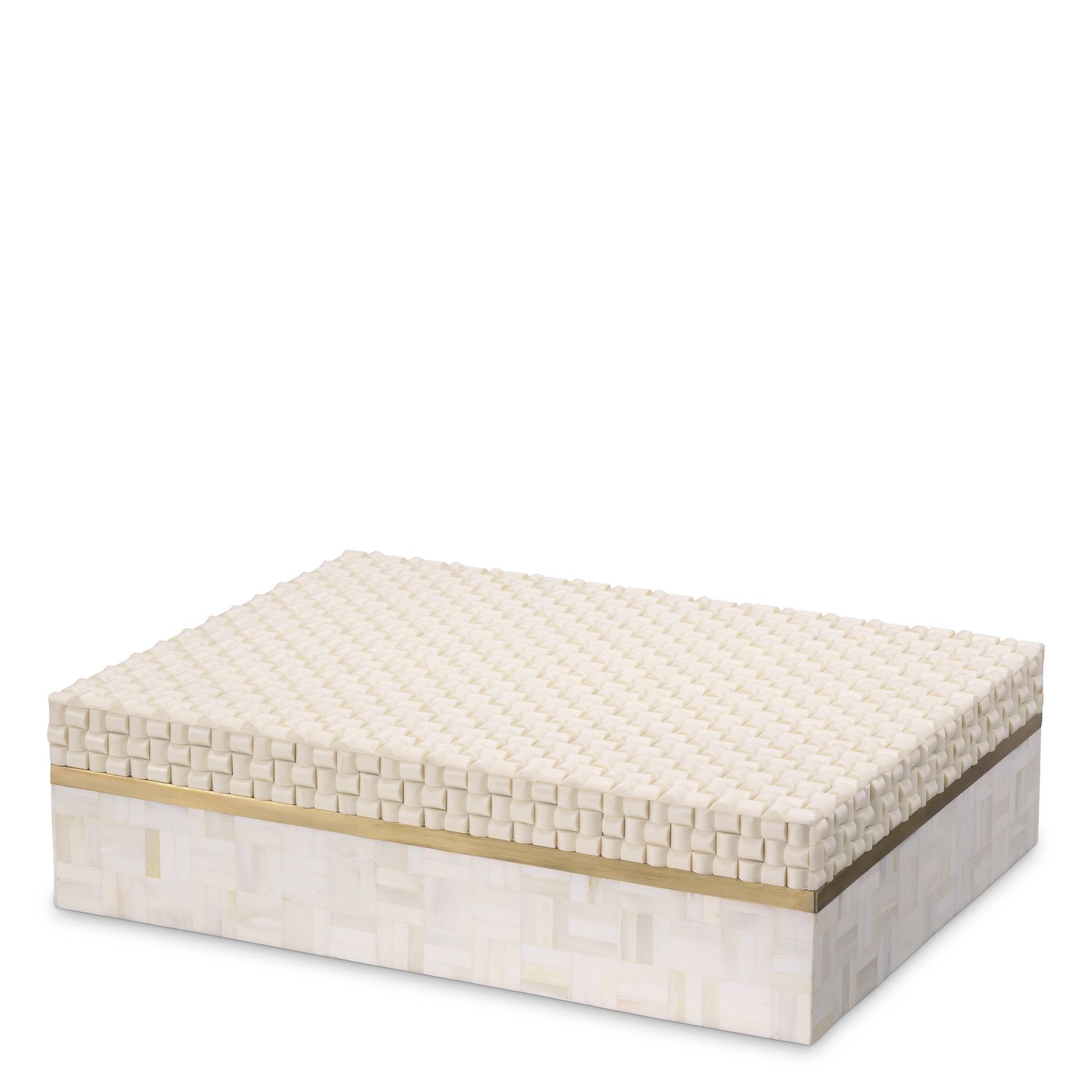 Box Seaside L white cream