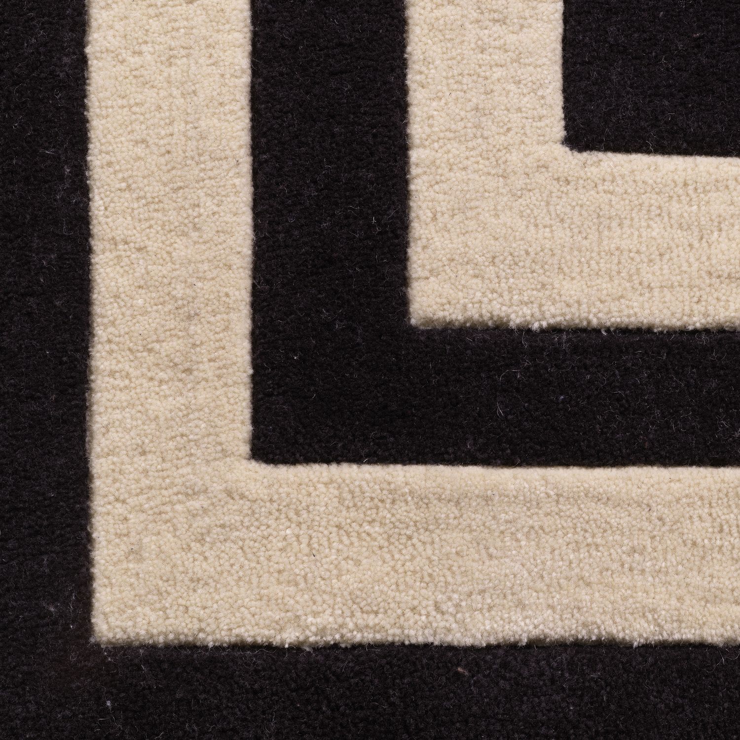 Rug Celeste black &amp; off-white 200 x 300 cm