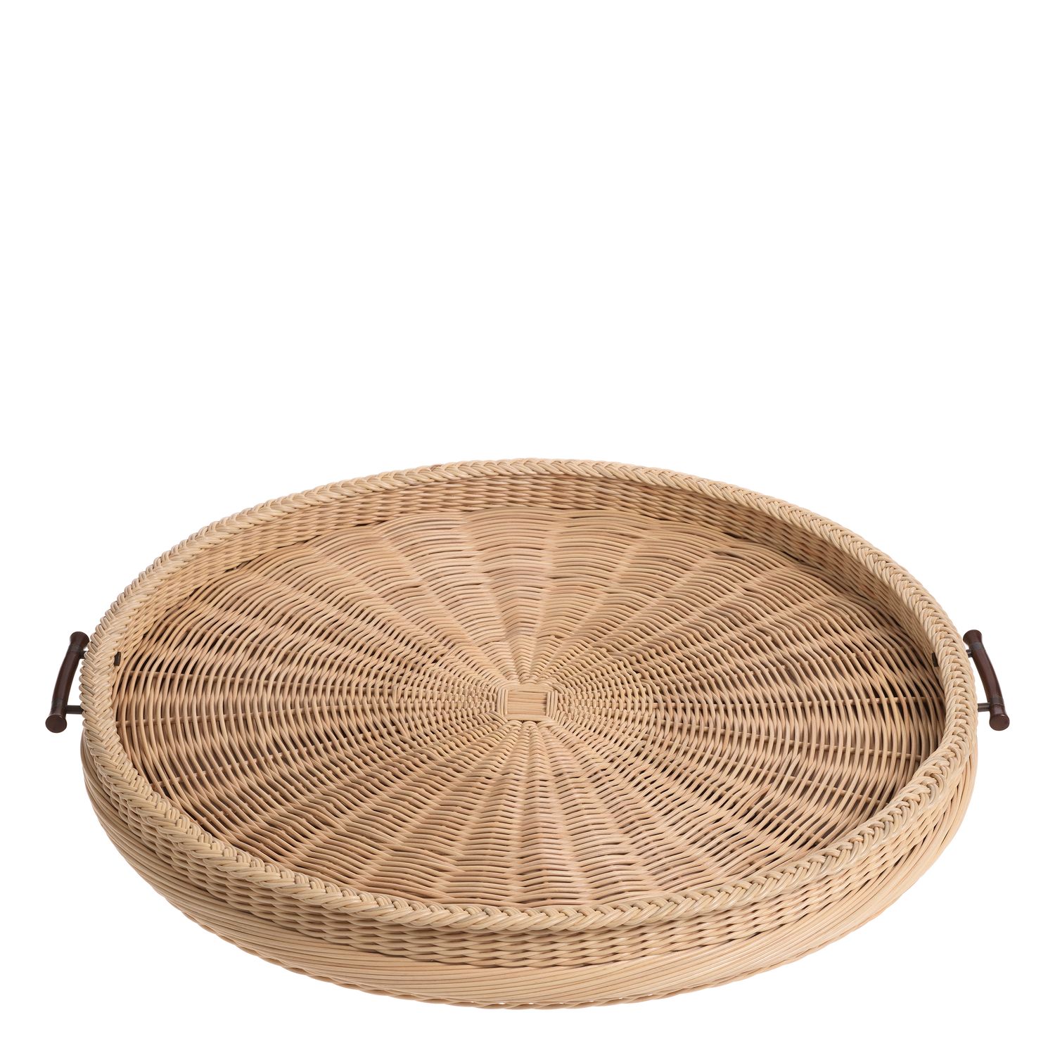 Tray Vimini L natural rattan
