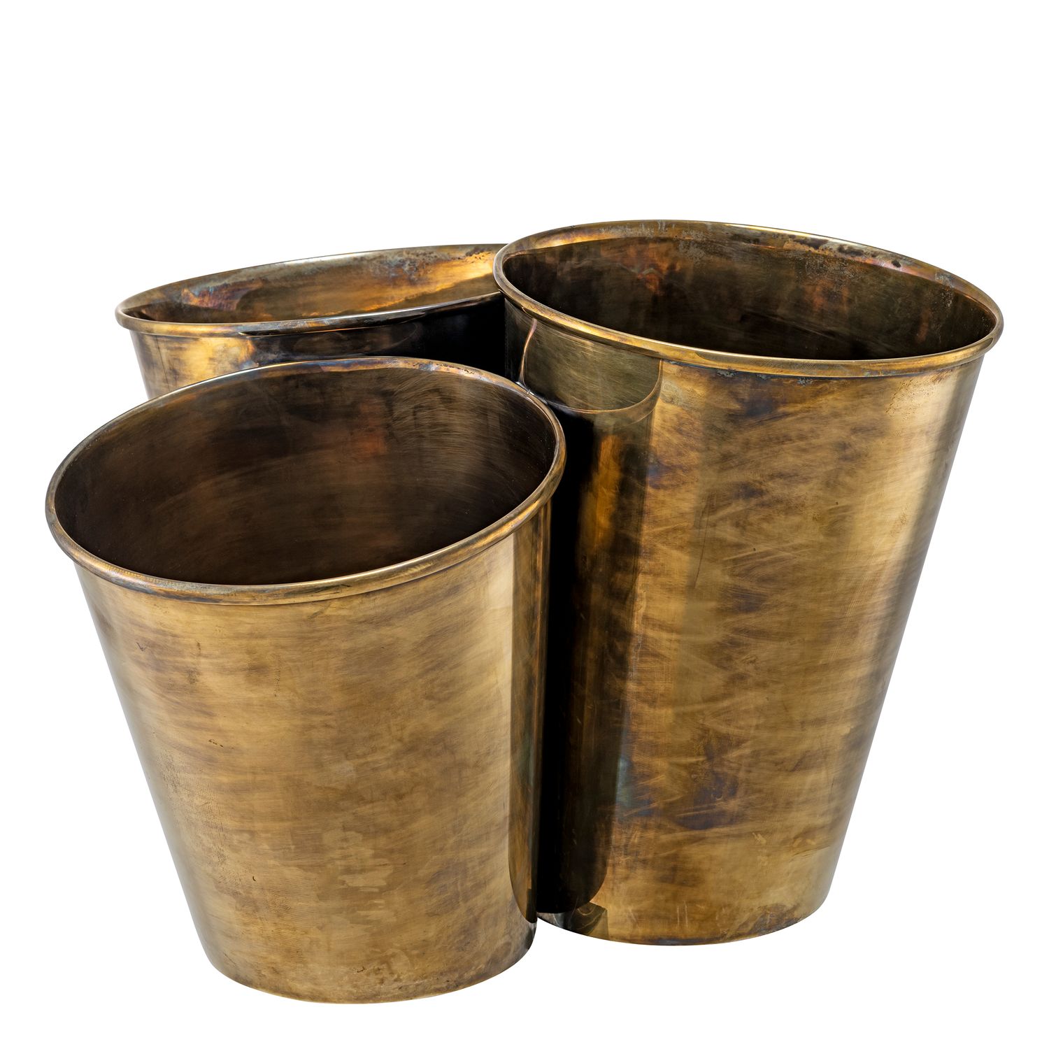 Wine Cooler Christian vintage brass finish