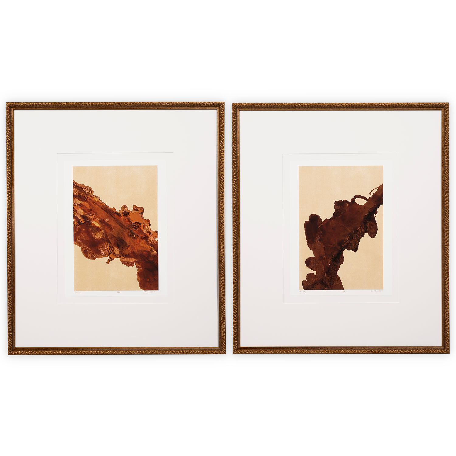 Print Impression Authentique Mirage &amp; Rêverie by Bruno Bijaksic set of 2