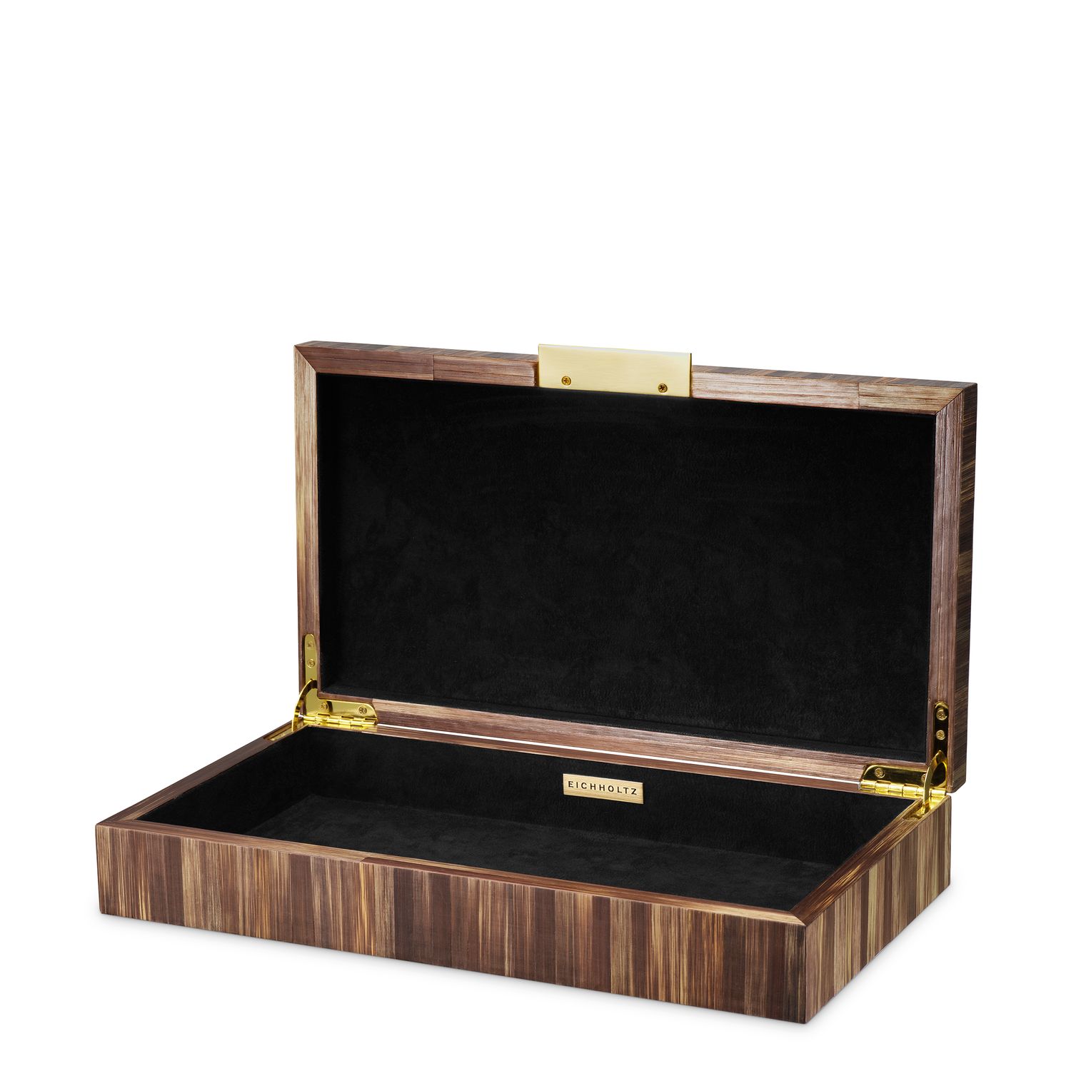 Box Harvard straw marquetry brown