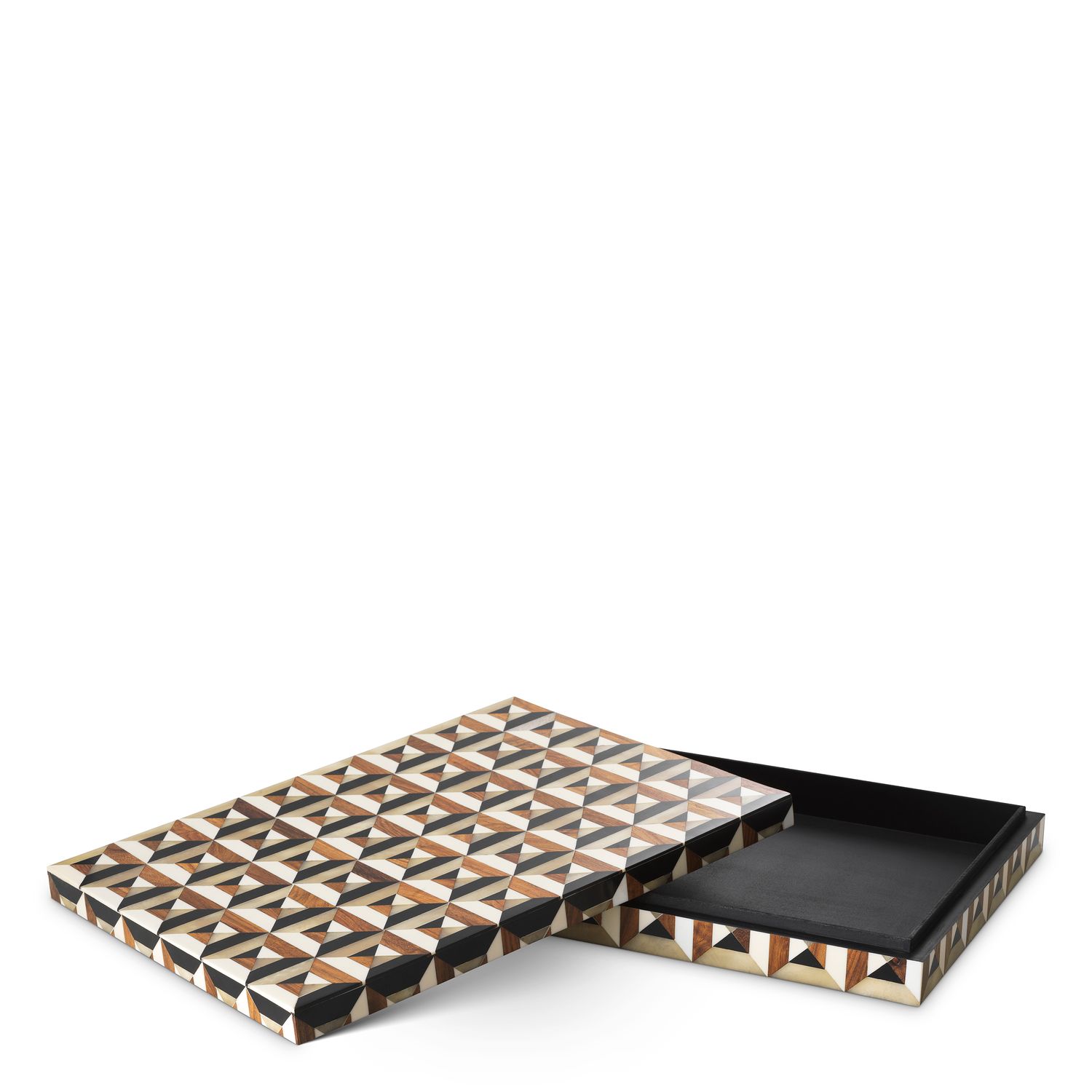 Box Marwood L brown black white
