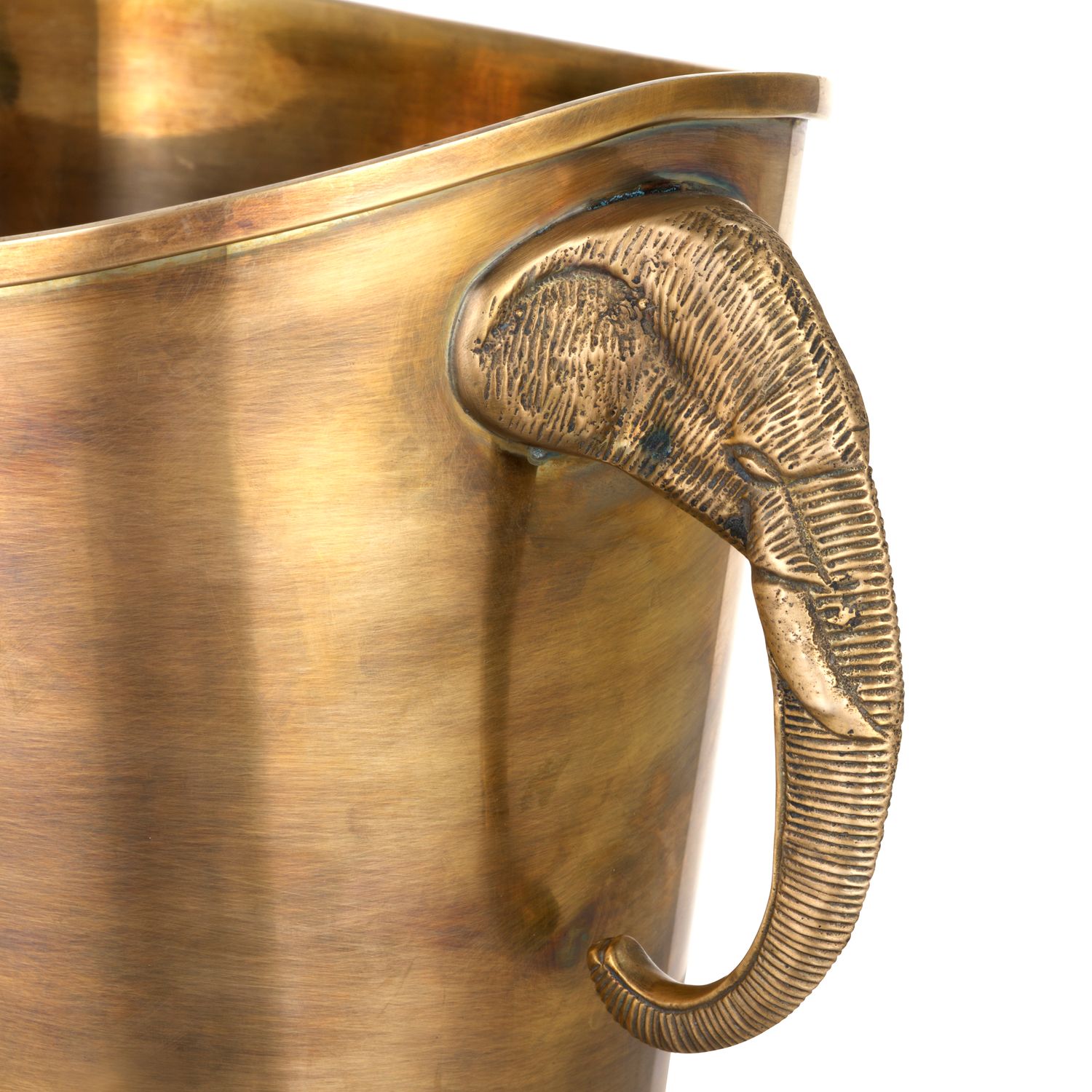 Wine Cooler Maharaja vintage brass finish