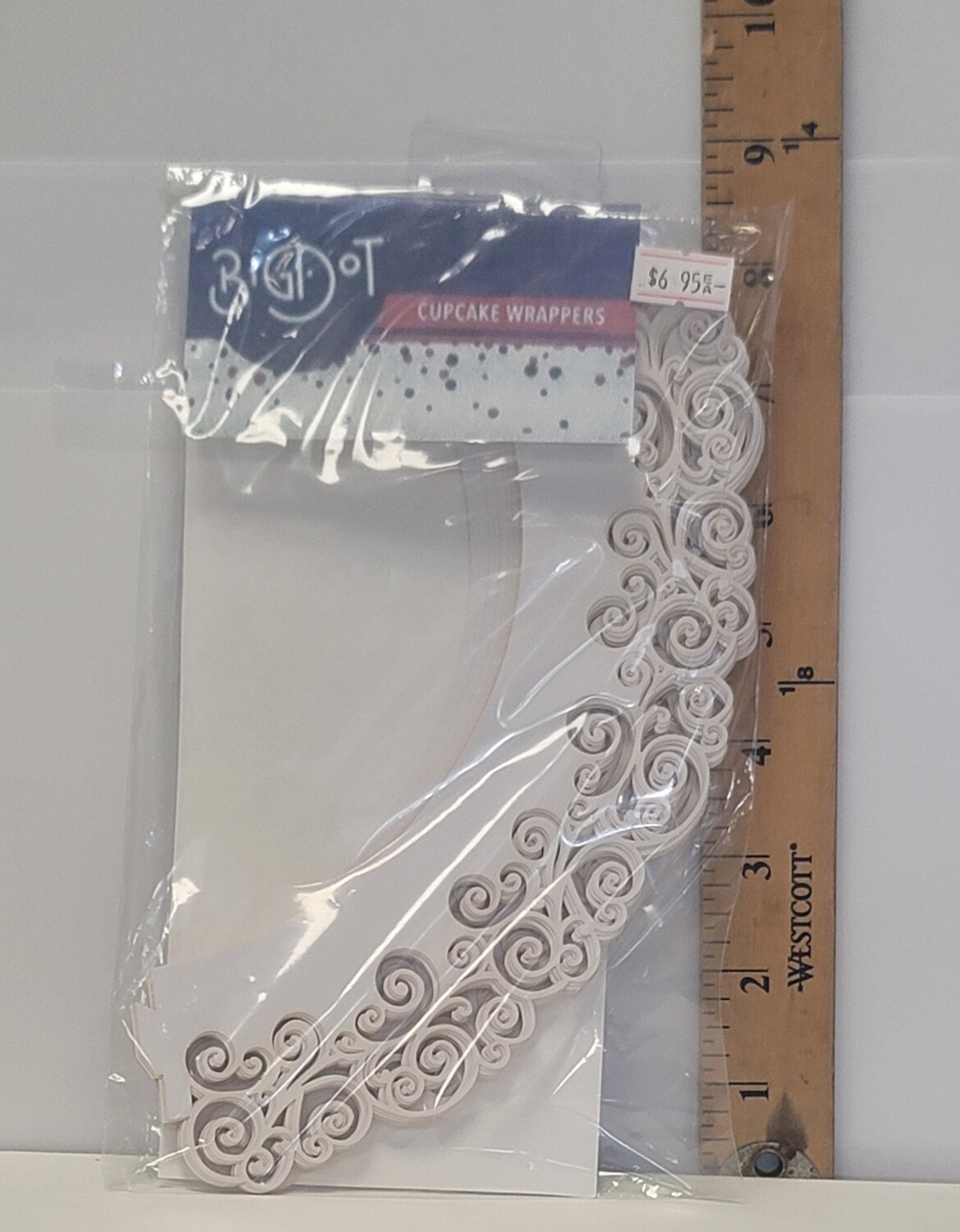 Cup Cake Wrappers White-1 18pk