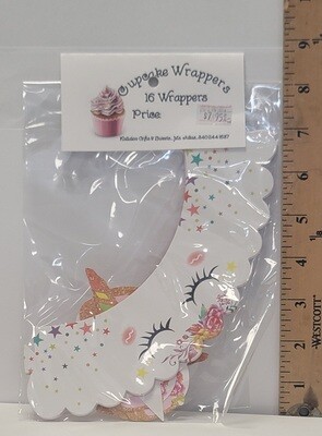 Cup Cake Wrappers Unicron 16pk