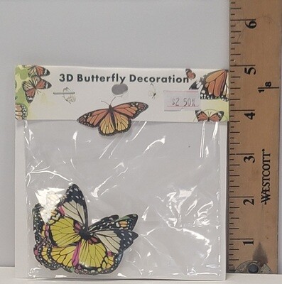 3D Butterfly Cake Decoration