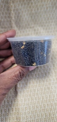 Custom Party Sprinkles- Black Onyx #13