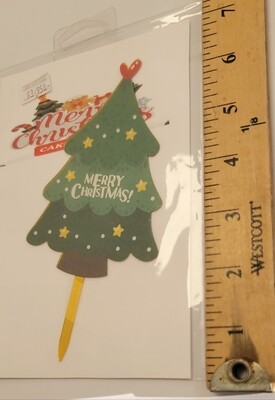 Christmas Cake Topper- Christmas Tree