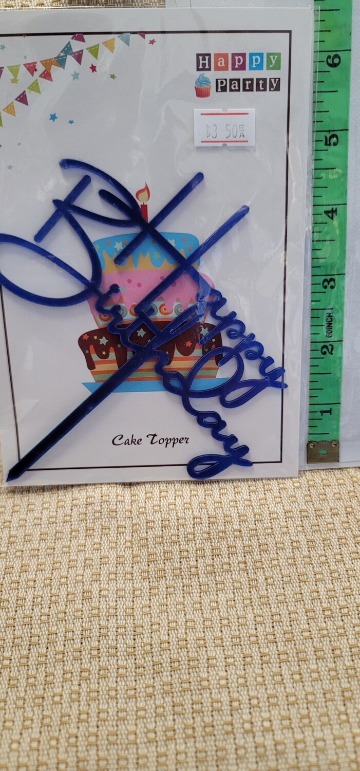 Happy Birthday  Topper - Script