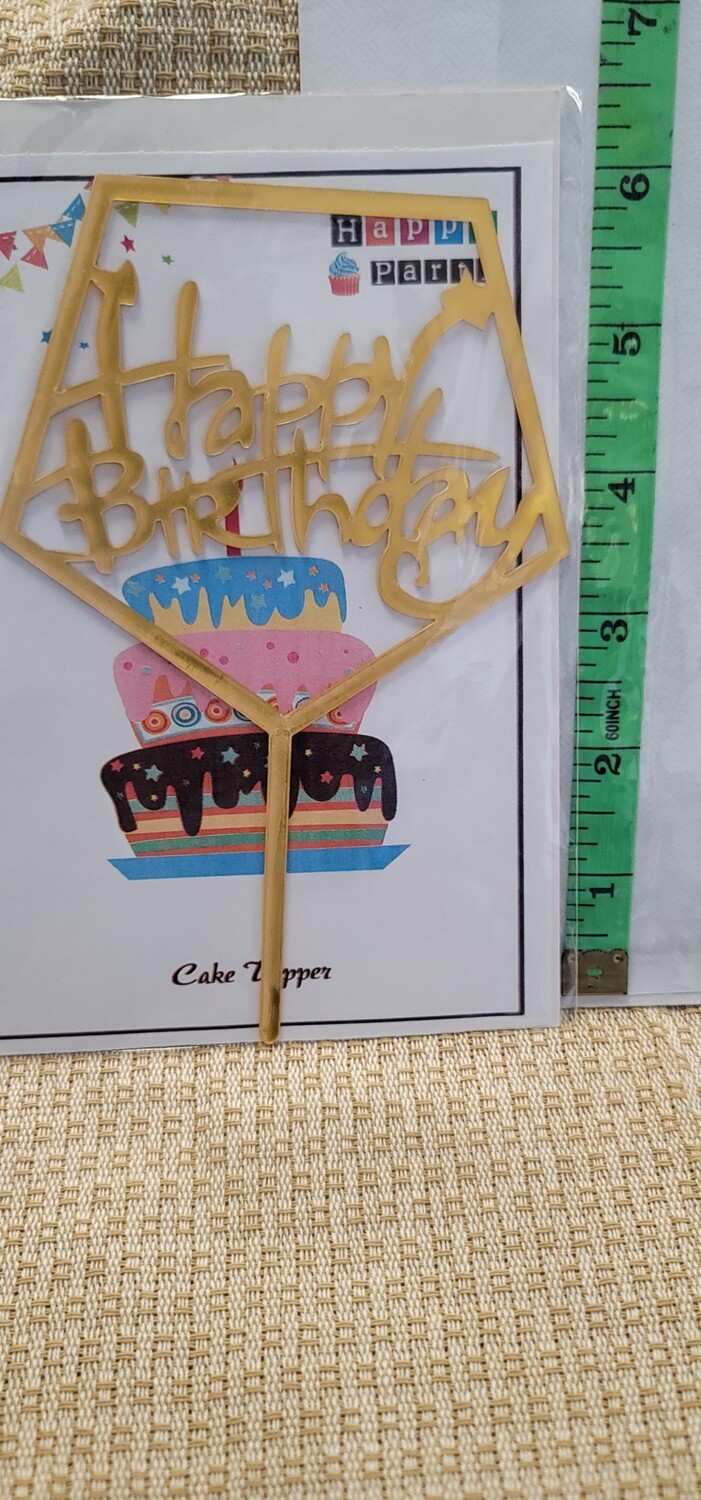 Happy Birthday Geo topper