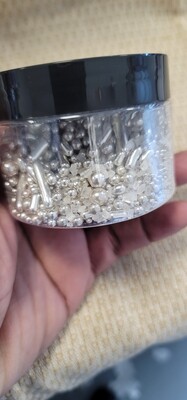 Custom Party Sprinkles-Silver Bells#