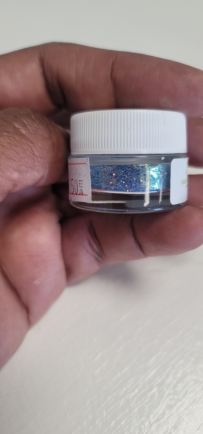 Edible Glitter-Blue Topaz