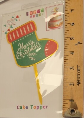 Assorted Christmas Cake Toppers
