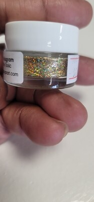 Edible Glitter-Gold Hologram