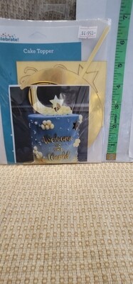 Welcome to the World Cake Topper