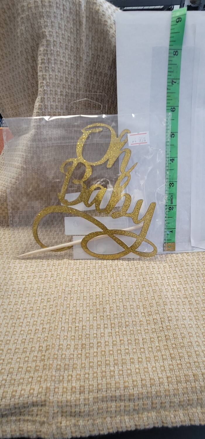 Oh Baby Cake topper