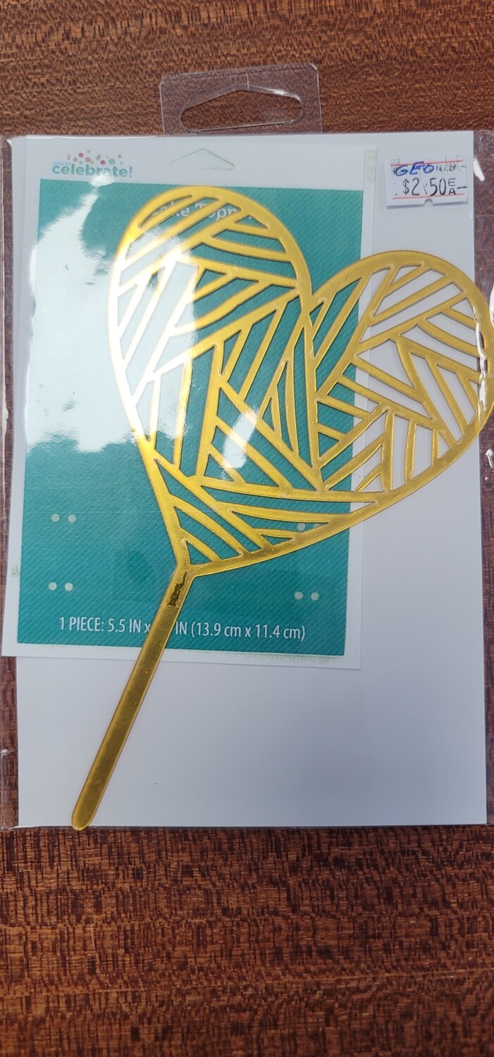 Heart Topper-- geo