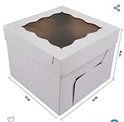 Tall Cake Box 8x8x8