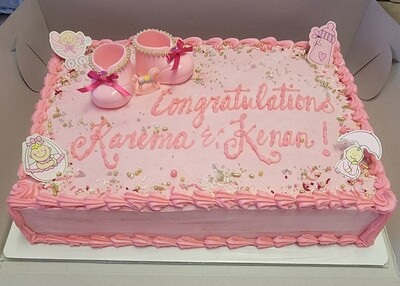 1/2 Half Sheet Cake