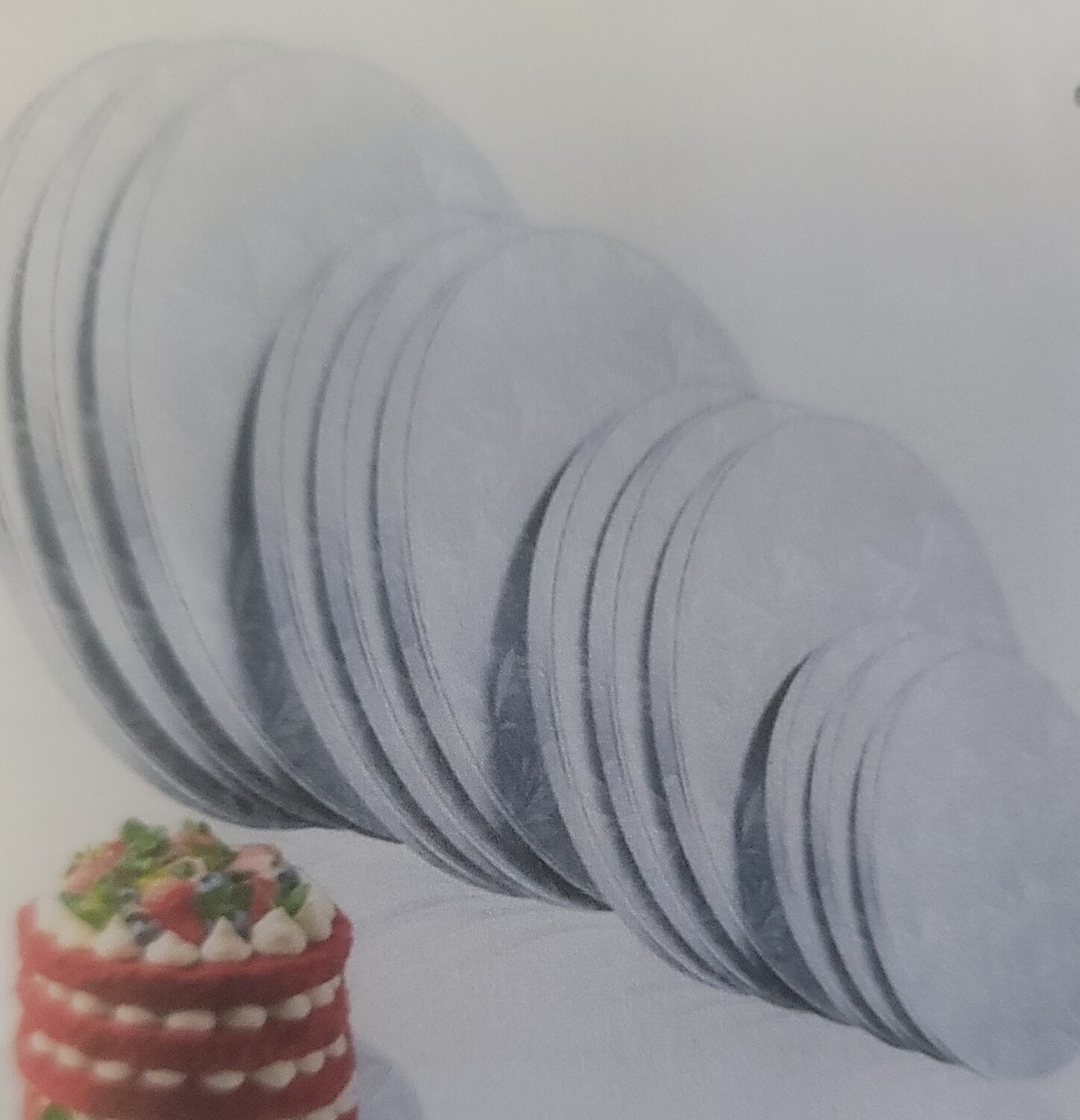 Cake Drum- Silver 10&quot;