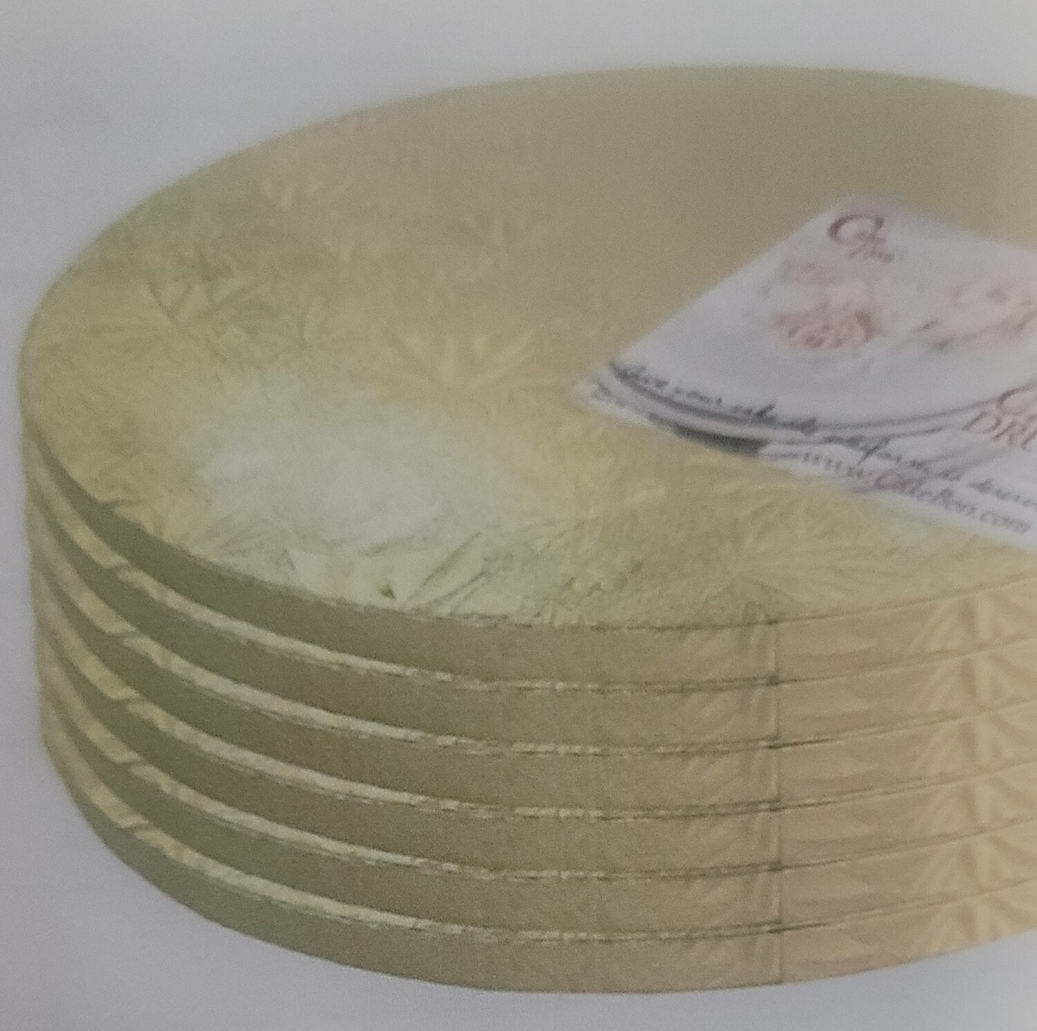 Cake Drum- Gold 14&quot;