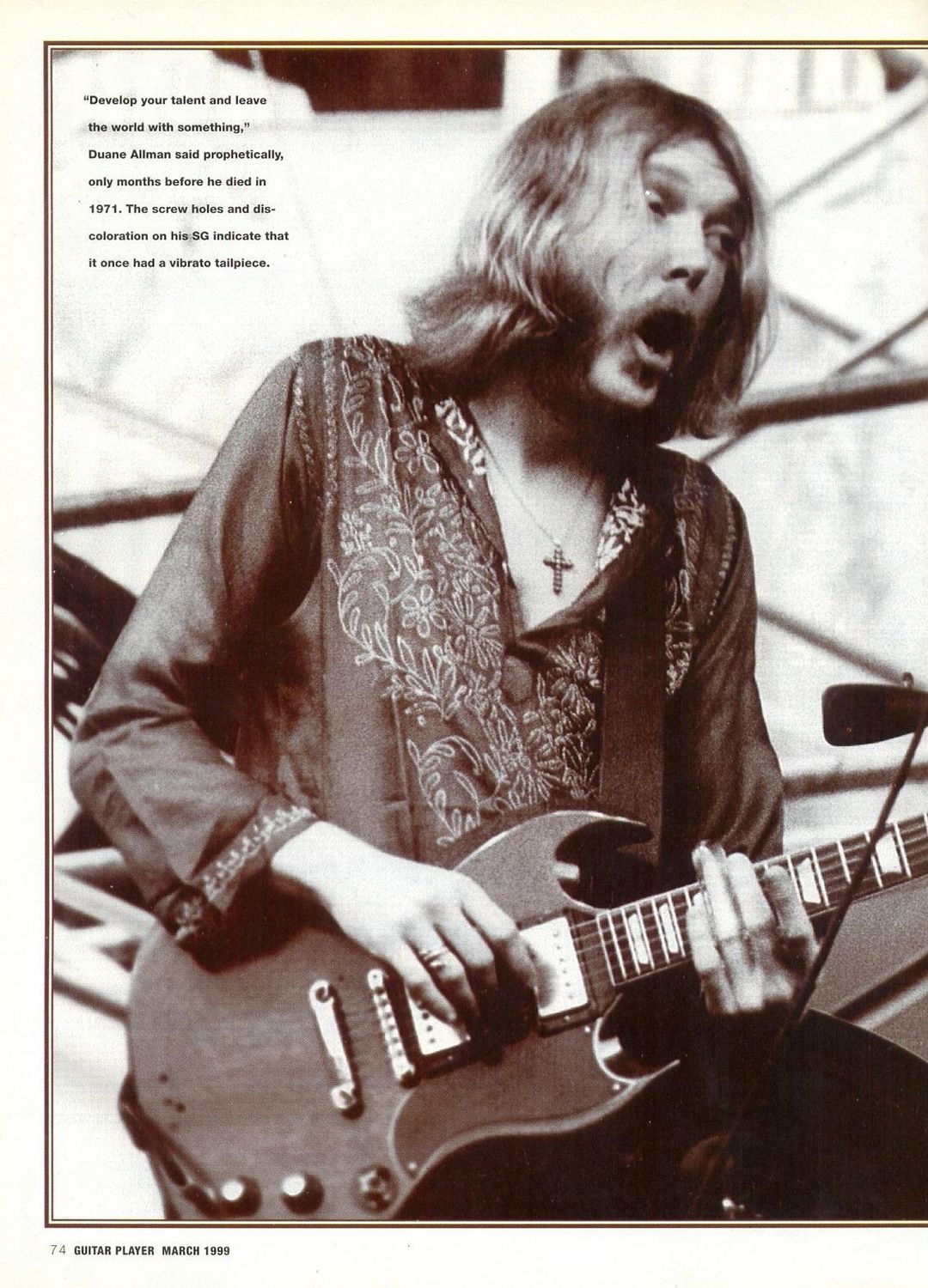 How to Play - &quot;Duane Allman&quot; - One Way Out - slide guitar lesson - with on-screen TAB - Allman Bros - &quot;Eat a Peach&quot;