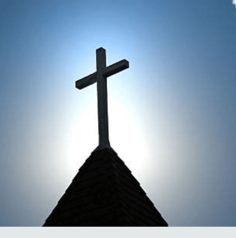 Cross with background