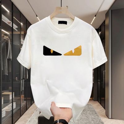 Men&#39;s short-sleeved shirt, fashion brand, designer clothing, summer breathable, soft and comfortable inside, beautiful