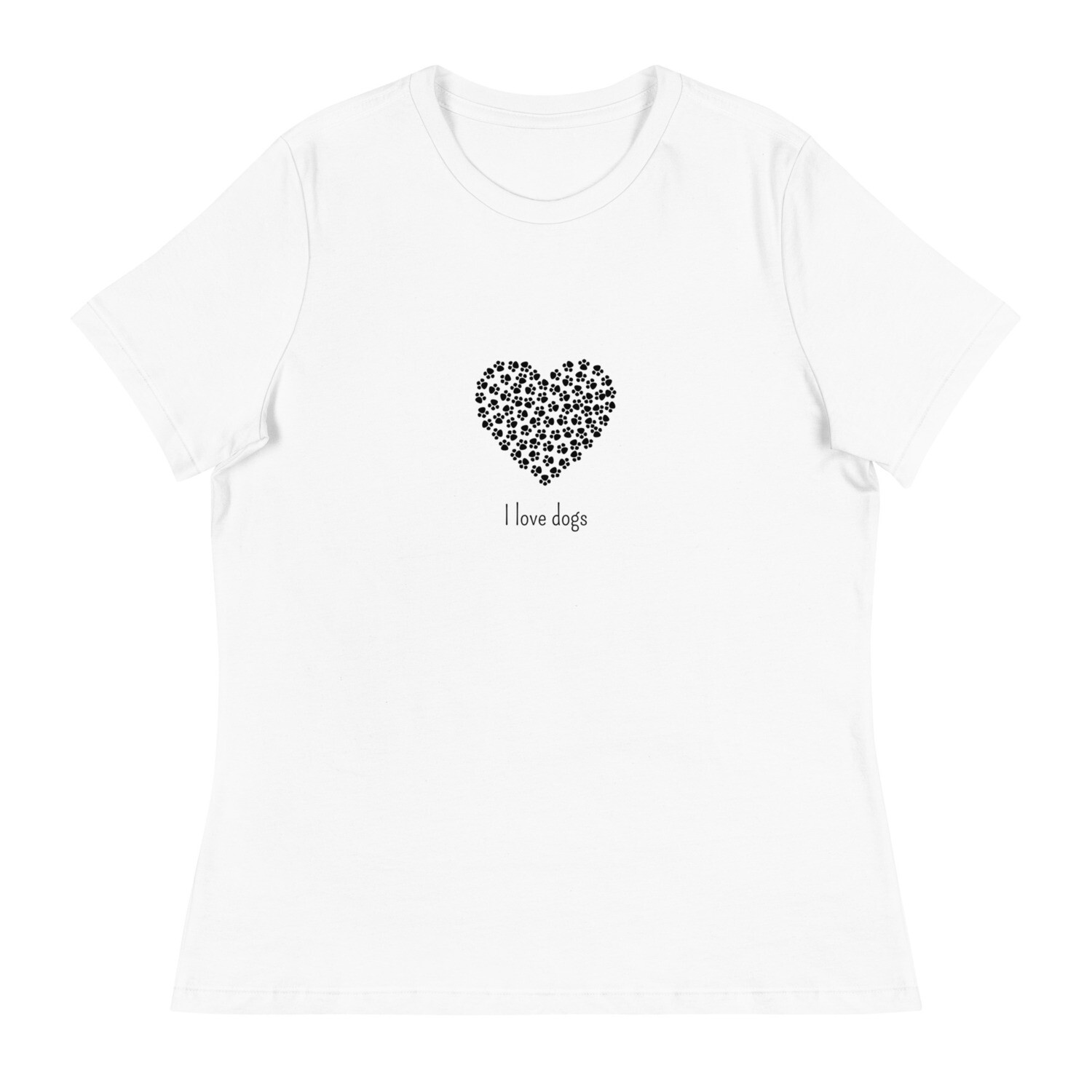 Relaxed T-Shirt &quot;I love dogs&quot;