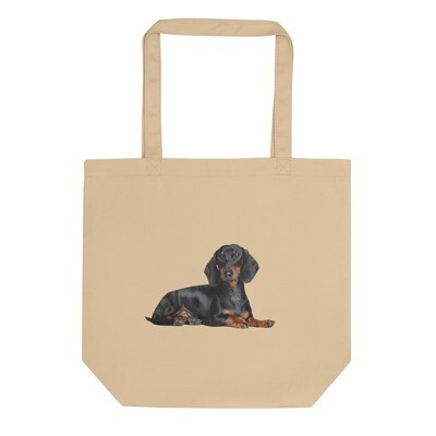 Tasche, Shopper aus Bio-Baumwolle Dackel